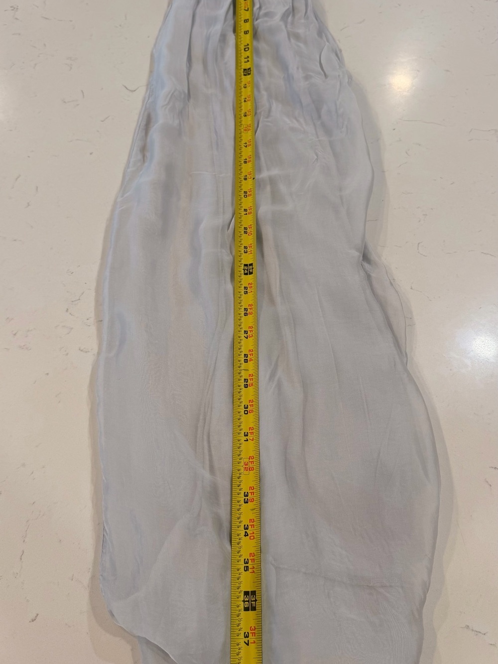 Tempo Paris Light Gray Wide-Leg Palazzo Pants - Picture 12 of 12